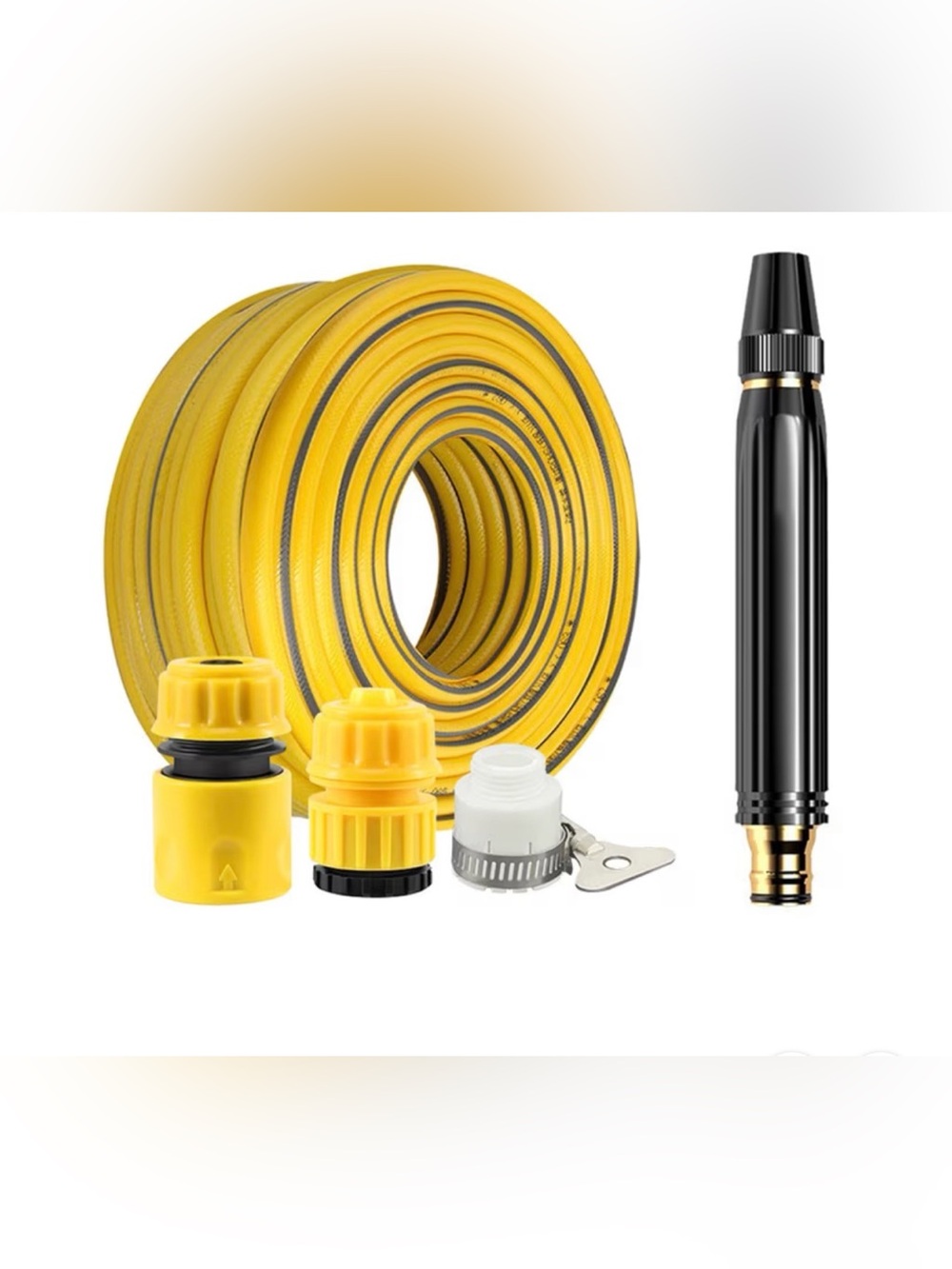 High Pressure Adjustable Garden Hose Spray Gun Nozzle for Car Wash &Watering 10M